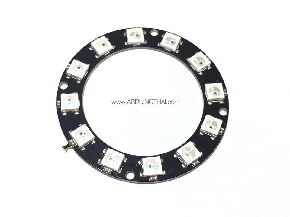 12xWS2812 5050 RGB LED RING(วงแหวน RGB LED 12ดวง)