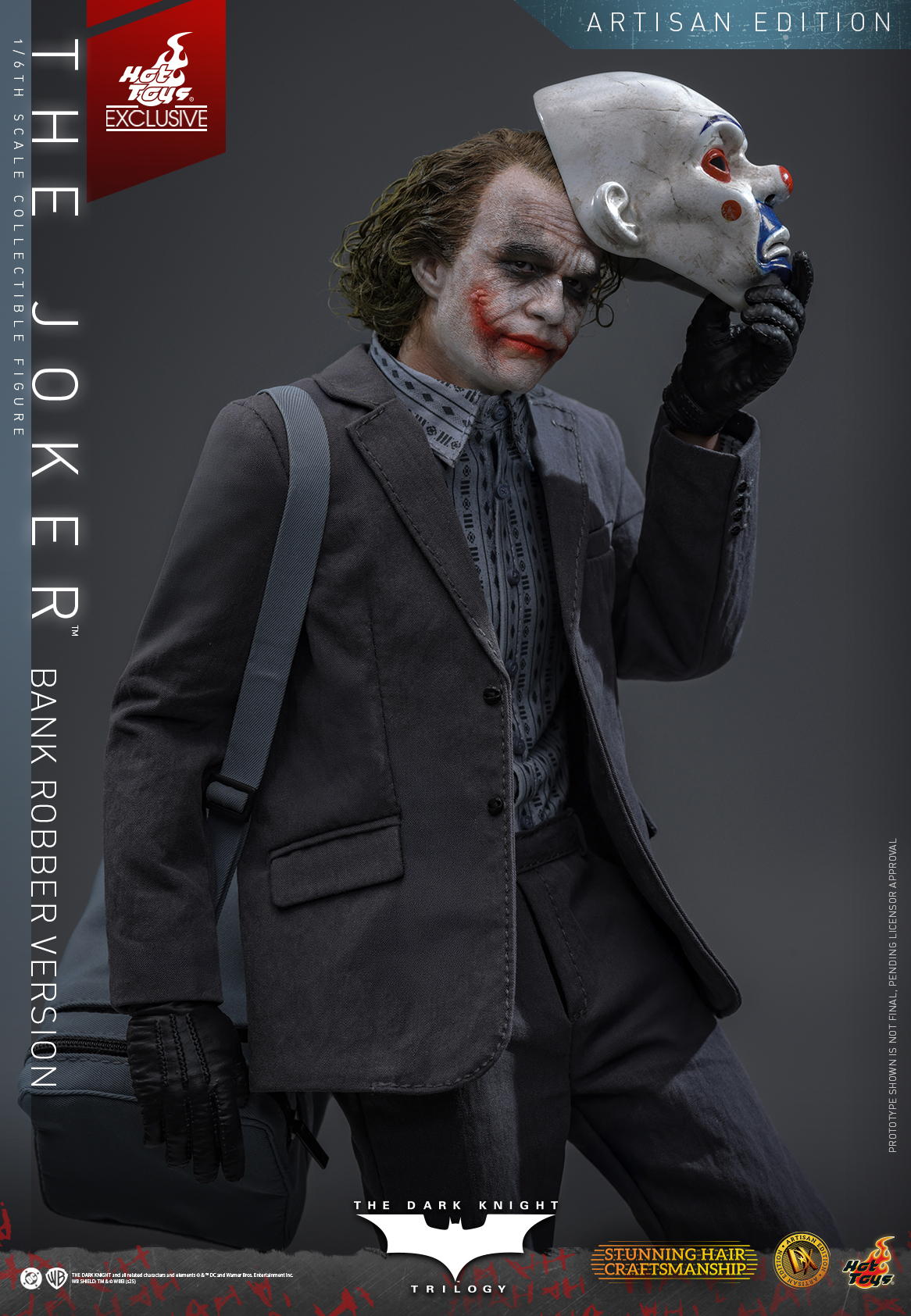 Hot Toys DX51AE The Dark Knight Trilogy - The Joker (Bank Robber Version) (Artisan Edition) [Hot Toys Exclusive]