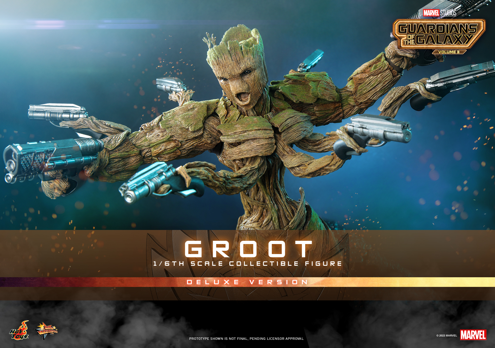 Hot Toys MMS707 1/6 Guardians of the Galaxy Vol. 3 - Groot (Deluxe Version)