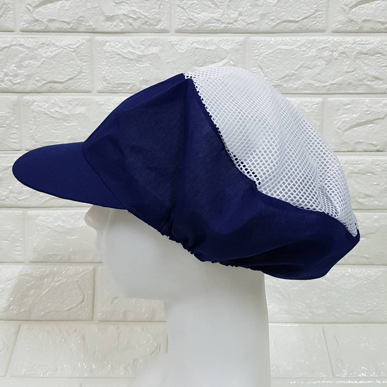 จำนวน 100 ใบหมวกคลุมผมตาข่ายบน หมวกแม่ครัว หมวกพ่อครัว หมวกทำอาหาร หมวกโรงงาน หมวกพนักงานฝ่ายผลิต หมวกอุตสาหกรรม หมวกคลุมผมชาย-หญิง