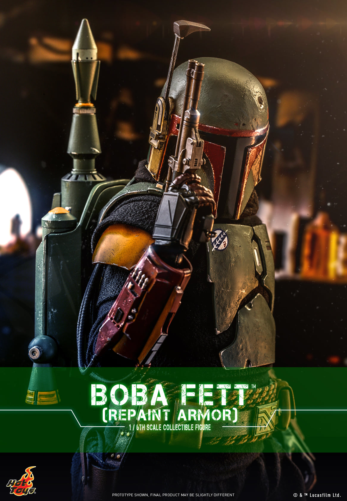 Hot Toys TMS055B 1/6 Star Wars: The Mandalorian™ - Boba Fett (Repaint Armor) (Special Edition)