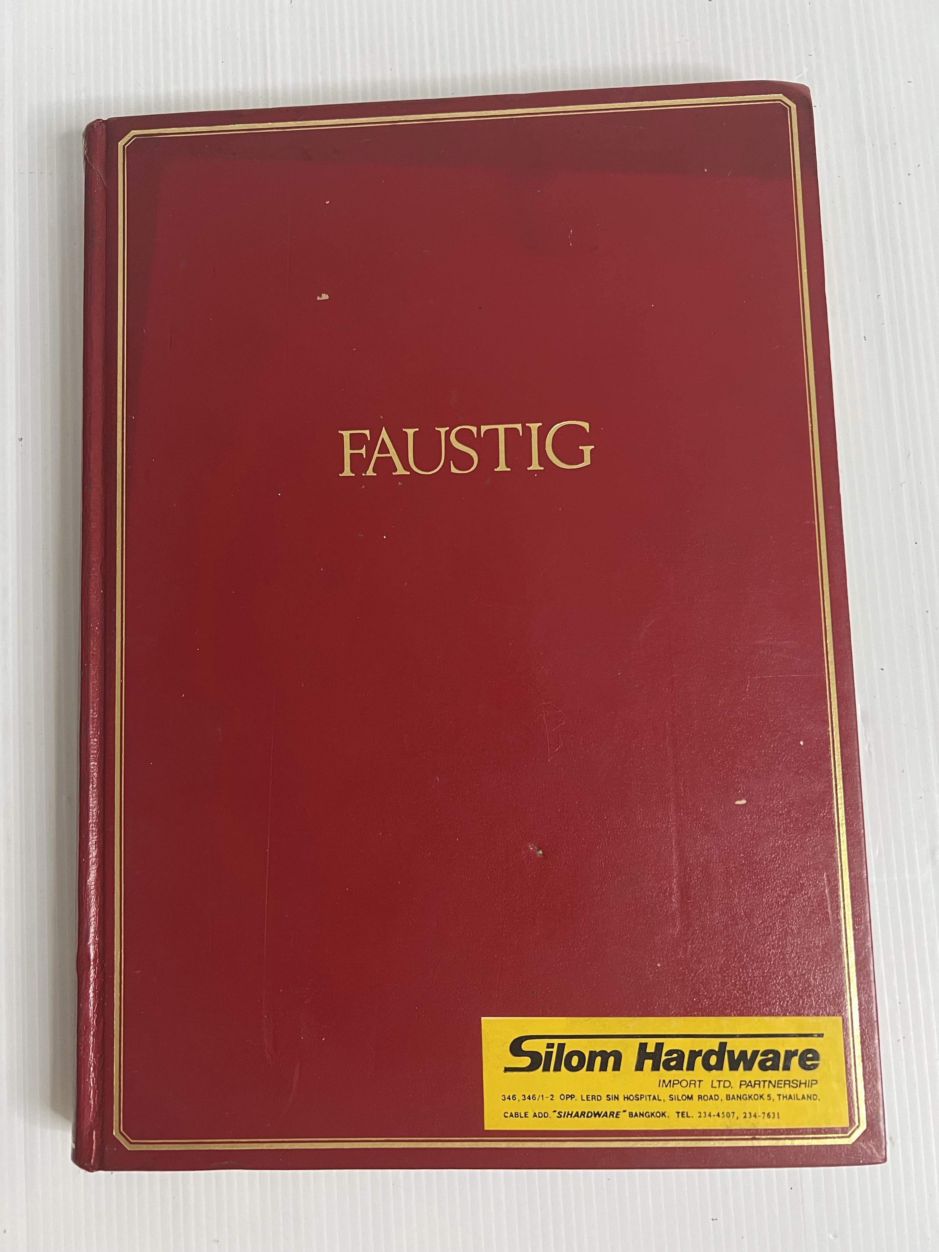 FAUSTIG KRISTALL-LEUCHTEN n/a 90-99% Hardcover