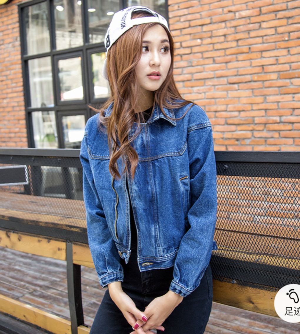 แจ็คเก็ตยีนส์ชิคๆ เสื้อยีนส์ผู้หญิง