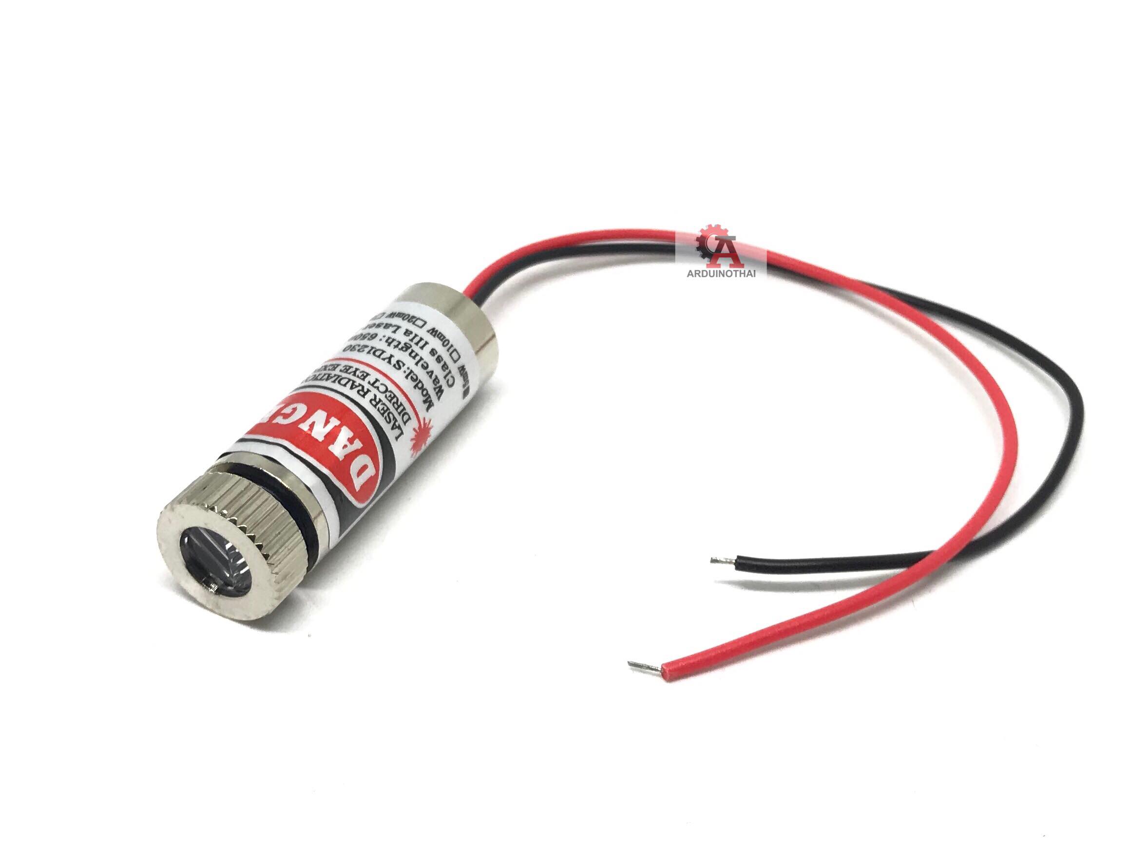 Laser 5mW tube เลเซอร์สีแดงแบบเครื่องหมายบวก