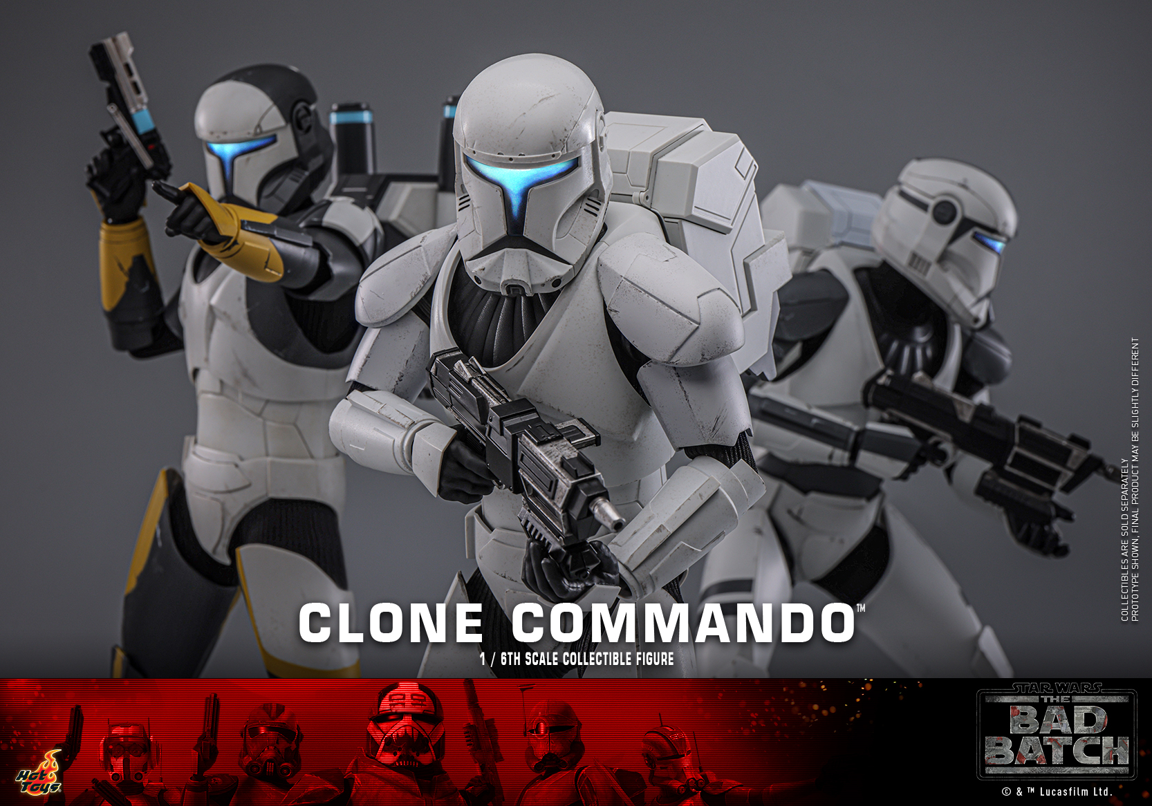 Hot Toys TMS131 Star Wars: The Bad Batch - Clone Commando
