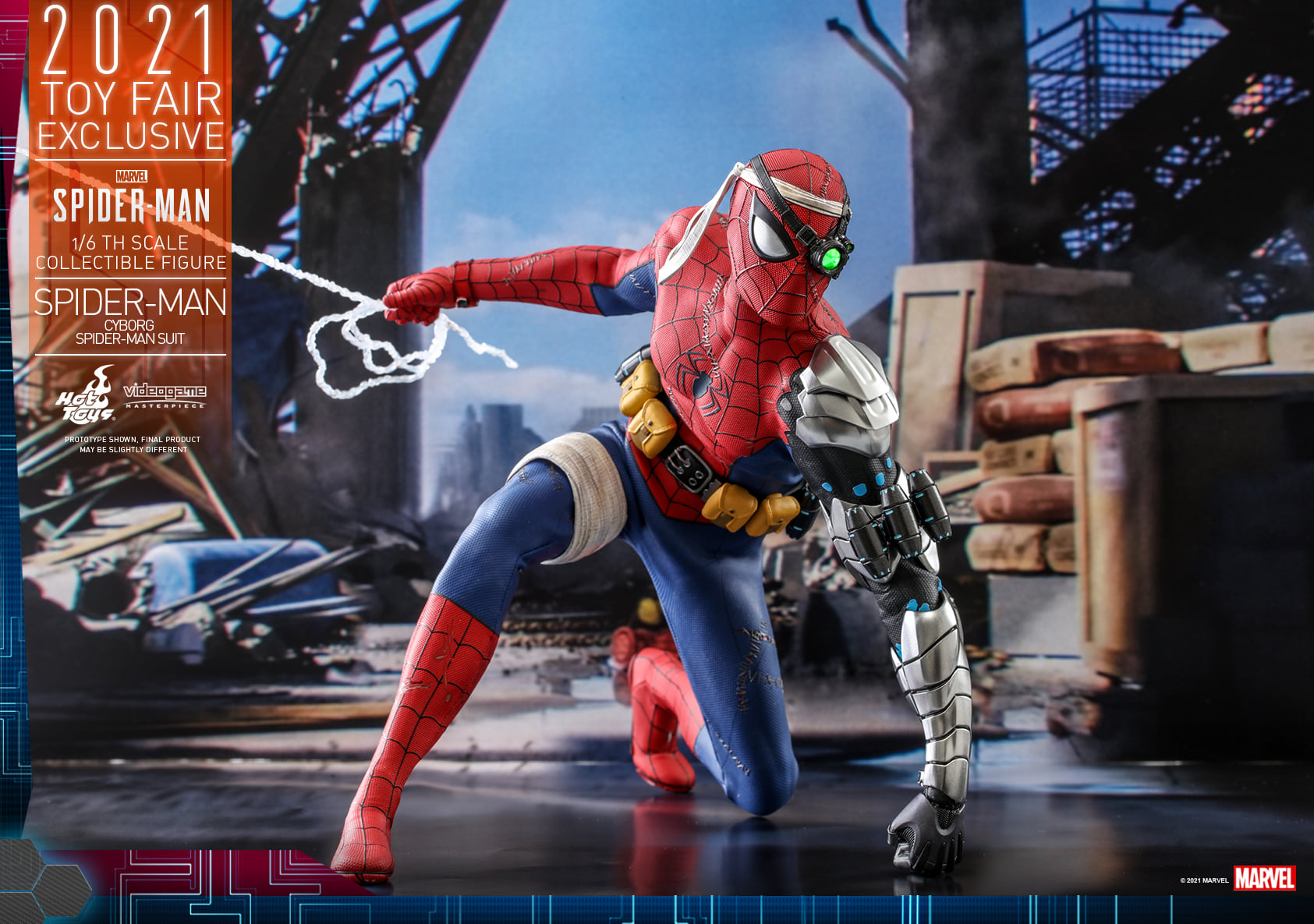 Hot Toys VGM51 1/6 Marvel's Spider-Man - Spider-Man (Cyborg Spider-Man Suit) [Toy Fair Exclusive 2021]
