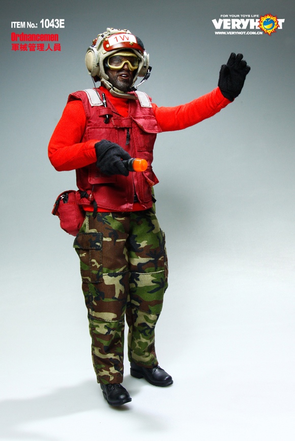 VERYHOT NO:1043E US Navy Flight Deck Crew (Ordnancemen)