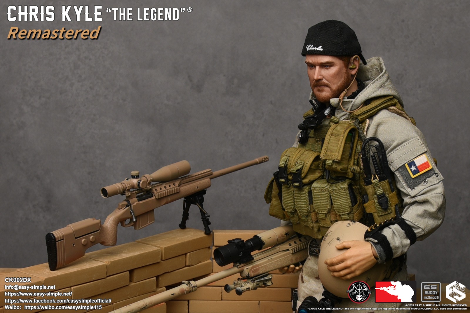 BlackOpsToys X Easy&Simple ES CK002DX Chris Kyle "The Legend" Remastered (Deluxe Version)