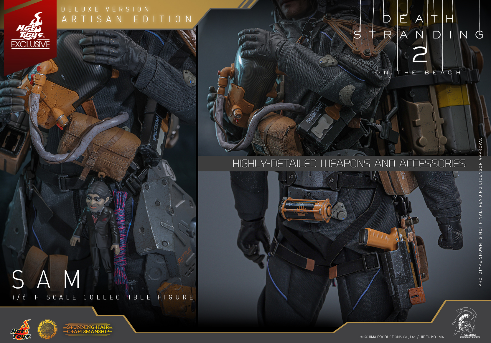Hot Toys VGM77AE Death Stranding 2: On the Beach - Sam (Artisan Edition Deluxe Version) [Hot Toys Exclusive]