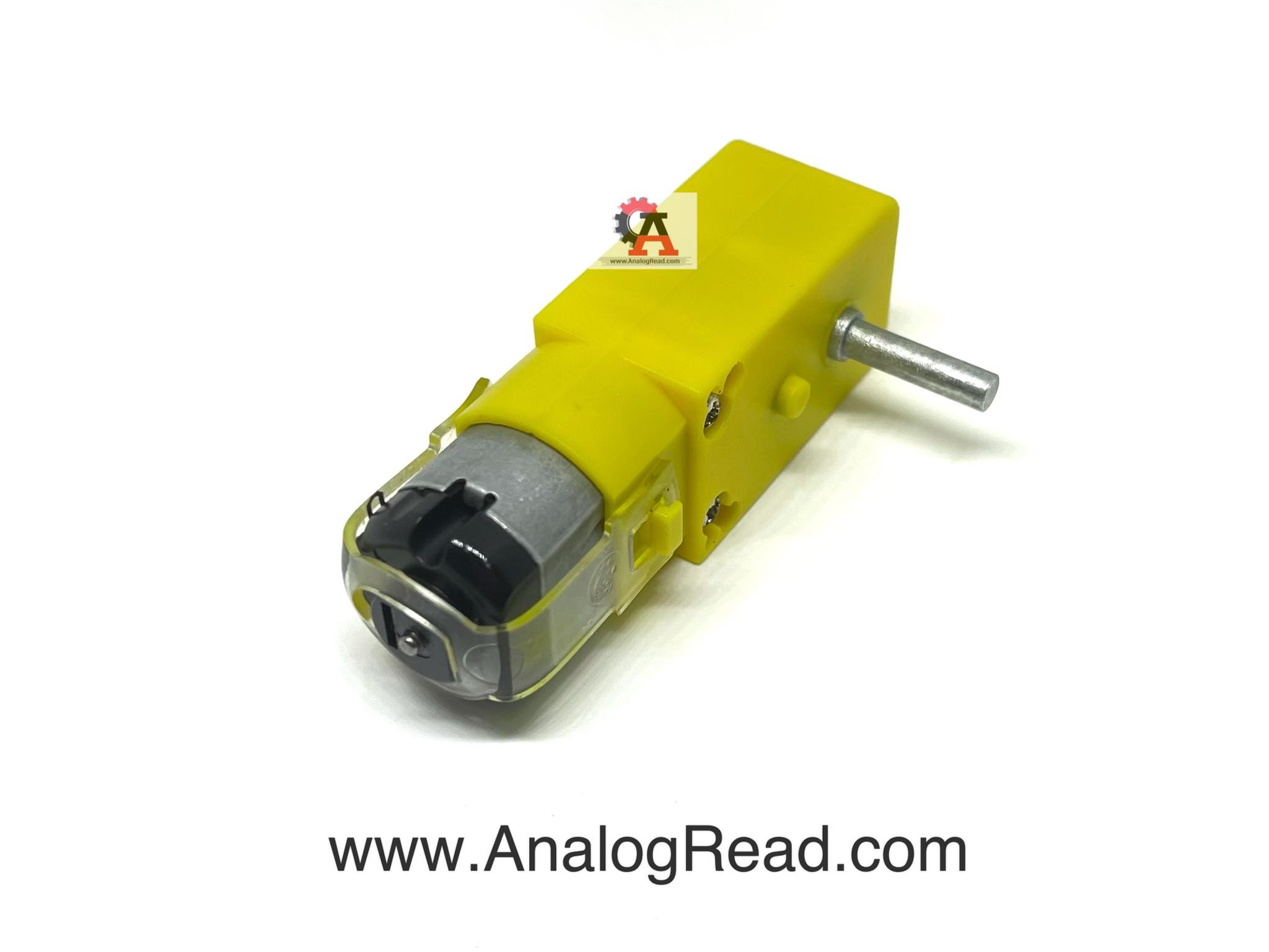 Motor Gear แกนเหล็กยาวข้างเดียว (1:120) 3-6V สต็อกไทยส่งไว