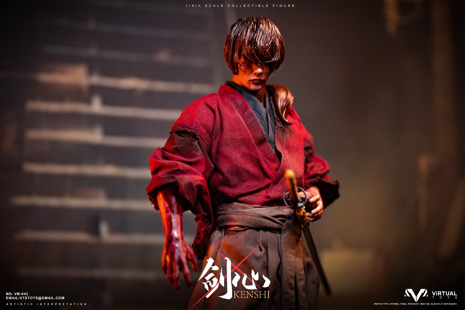 VTSTOYS VM-043B 1/6 KENSHI (Final Battle Ver.)