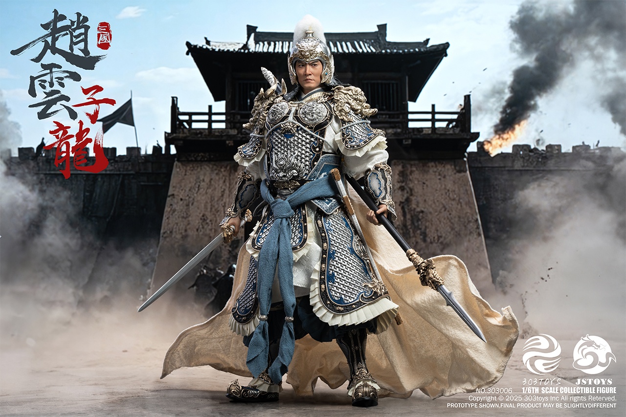 303TOYS x JSTOYS NO.303006 THREE KINDOMS - EVER-VICTORIOUS ZHAO YUN, ZILONG (EXCLUSIVE EDITION)