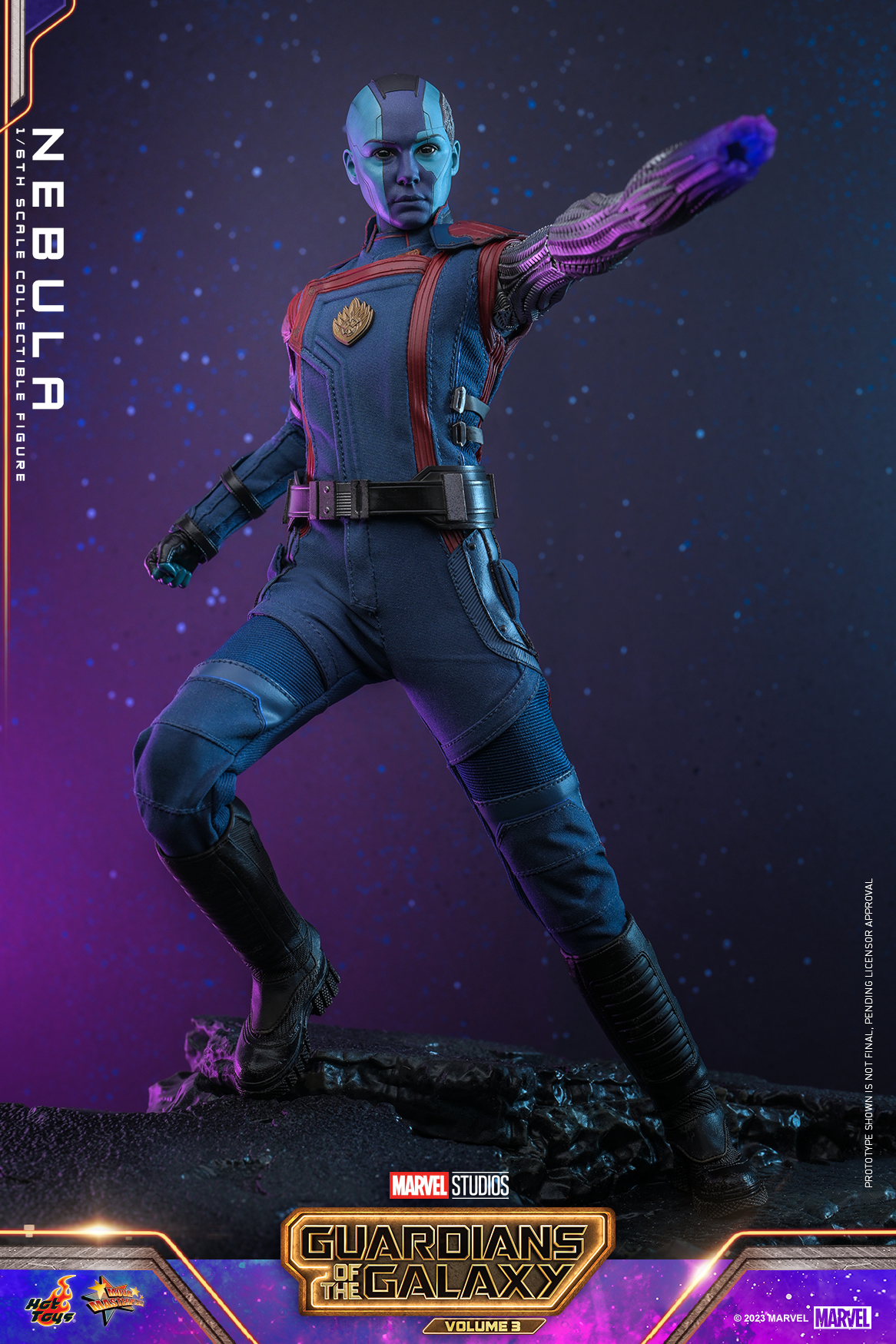 Hot Toys MMS714 1/6 Guardians of the Galaxy Vol. 3 - Nebula