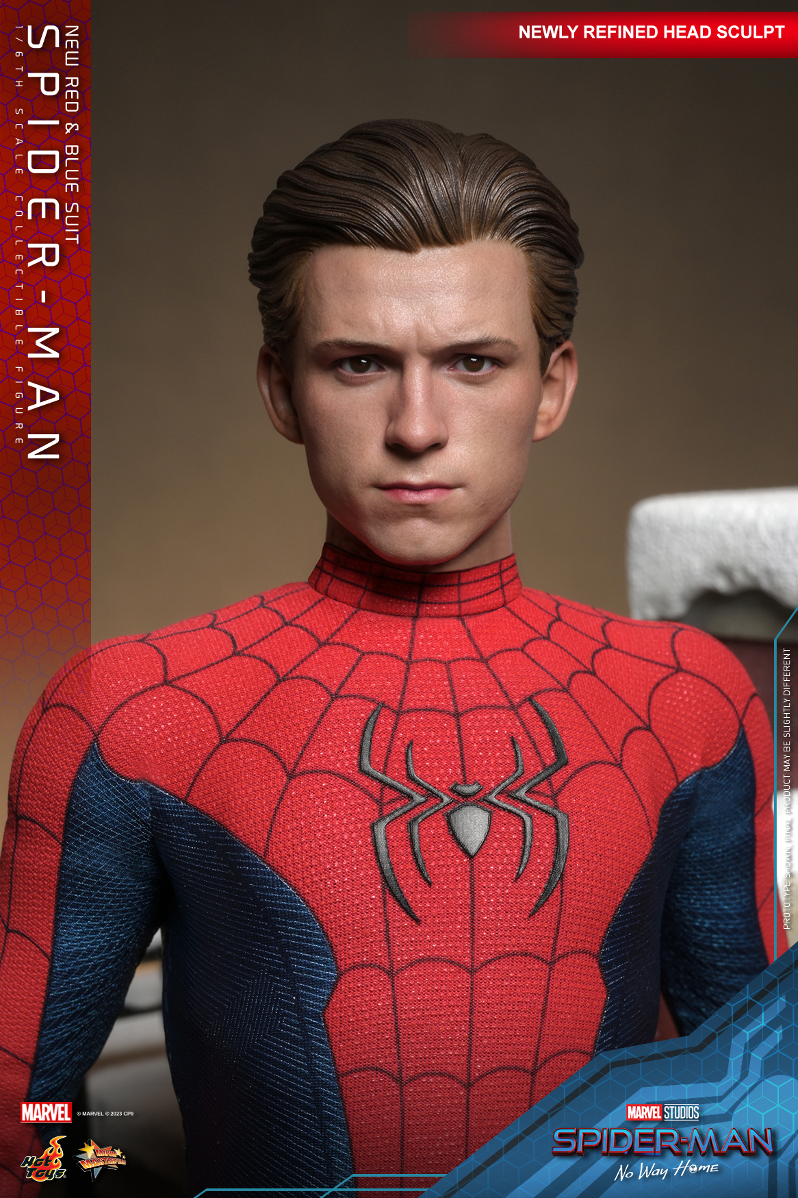 Hot Toys MMS680 1/6 Spider-Man: No Way Home - Spider-Man (New Red and Blue Suit) [Deluxe Version]
