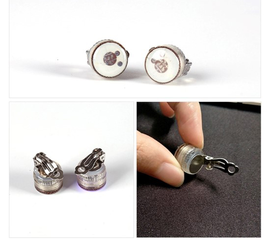 ต่างหูมีไฟแบบหนีบ