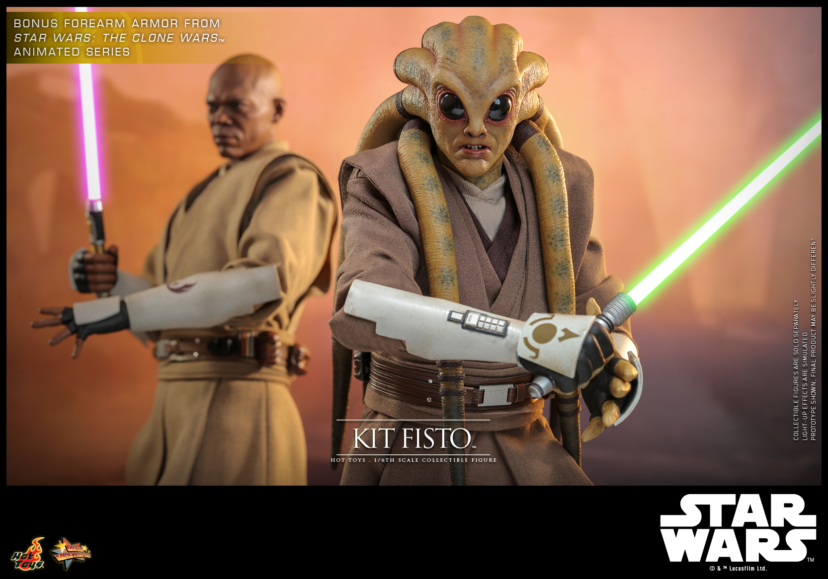 Hot Toys MMS751 Star War Episode III: Revenge of the Sith - Kit Fisto