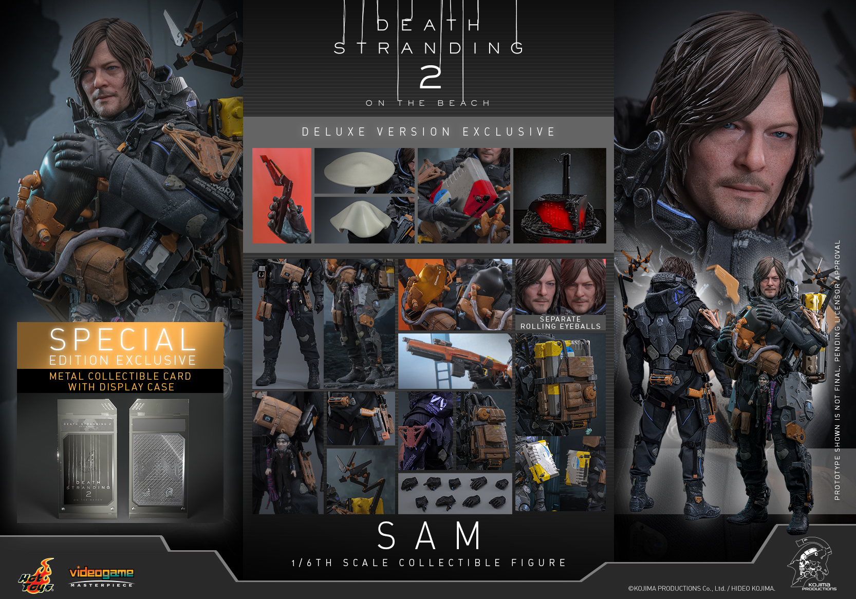 Hot Toys VGM76 Death Stranding 2: On the Beach - Sam (Deluxe Version)