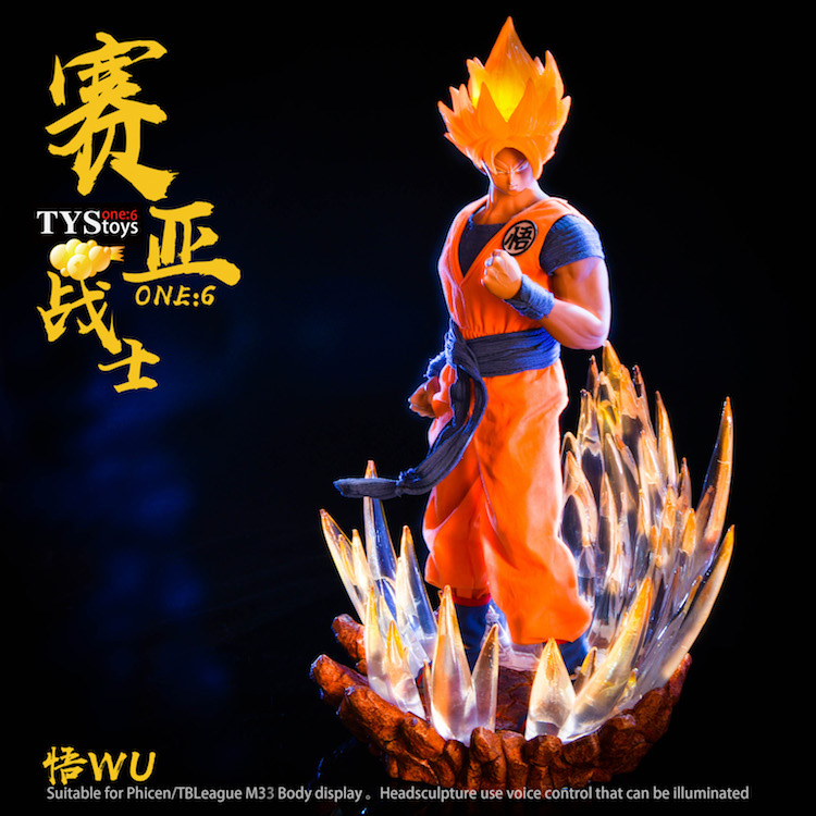 TYS Cosplay WU series 1/6 Saiyan Warrior Wu