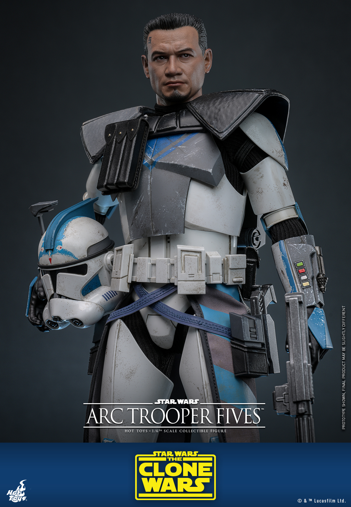 Hot Toys TMS132 Star Wars: The Clone Wars - Arc Trooper Fives