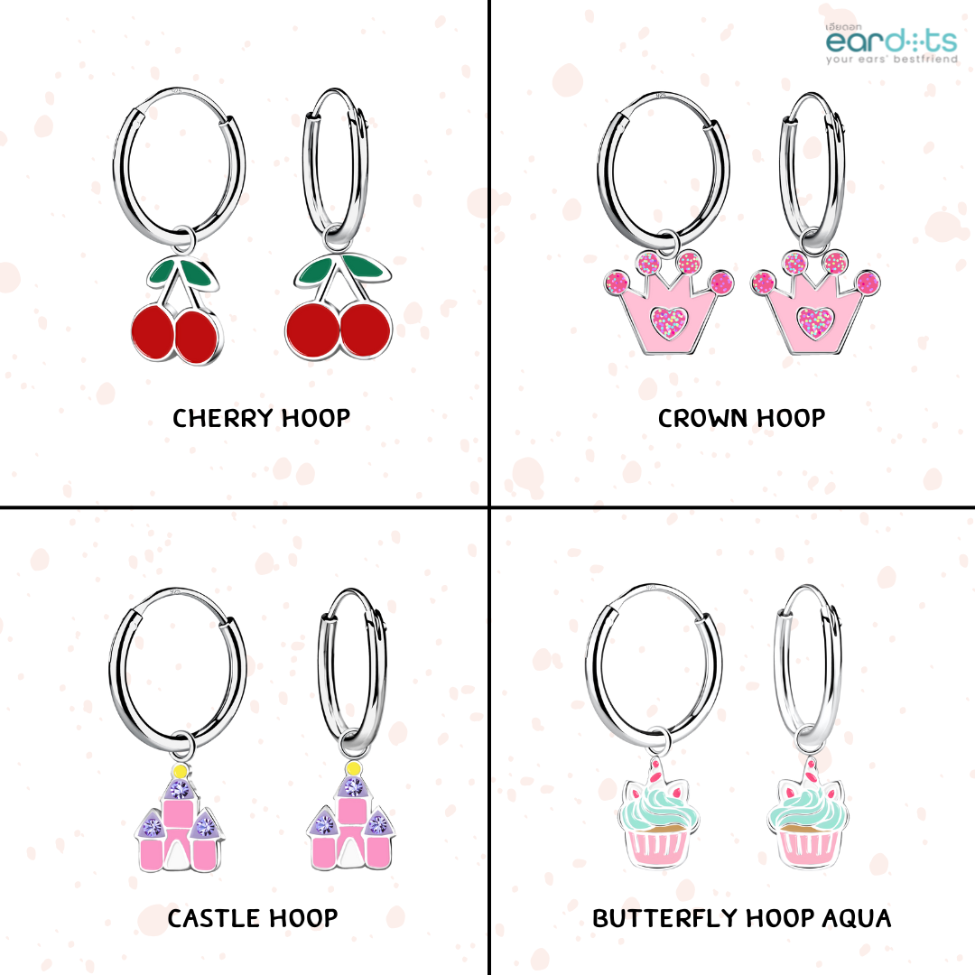 “เช็คสินค้าทัก line ก่อนโอนนะคะ”ต่างหูห่วงเงินแท้ 92.5% สำหรับเด็ก ผิวแพ่ง่ายใส่ได้_ES0047