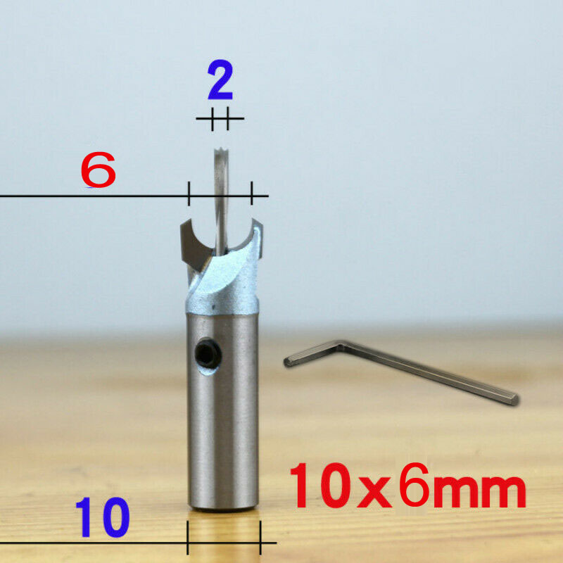 D31 ชุดดอกเจาะทำลูกประคำ 6-10-20 มิล 3 ดอก ฟันคาร์ไบ เกรดสูง