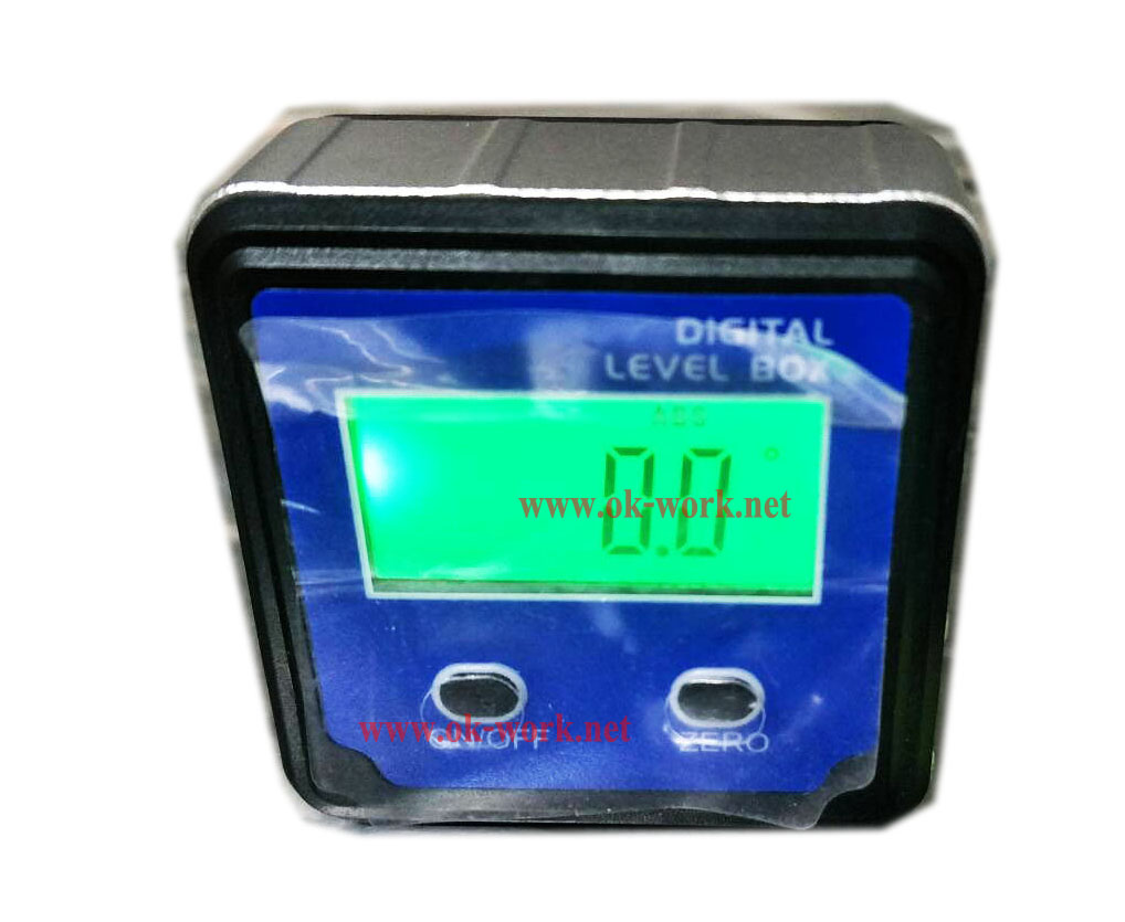 R11 กล่องวัดองศาแบบ ดิจิตอล มีแม่เหล้กในตัว ขนาด 60x60 mm