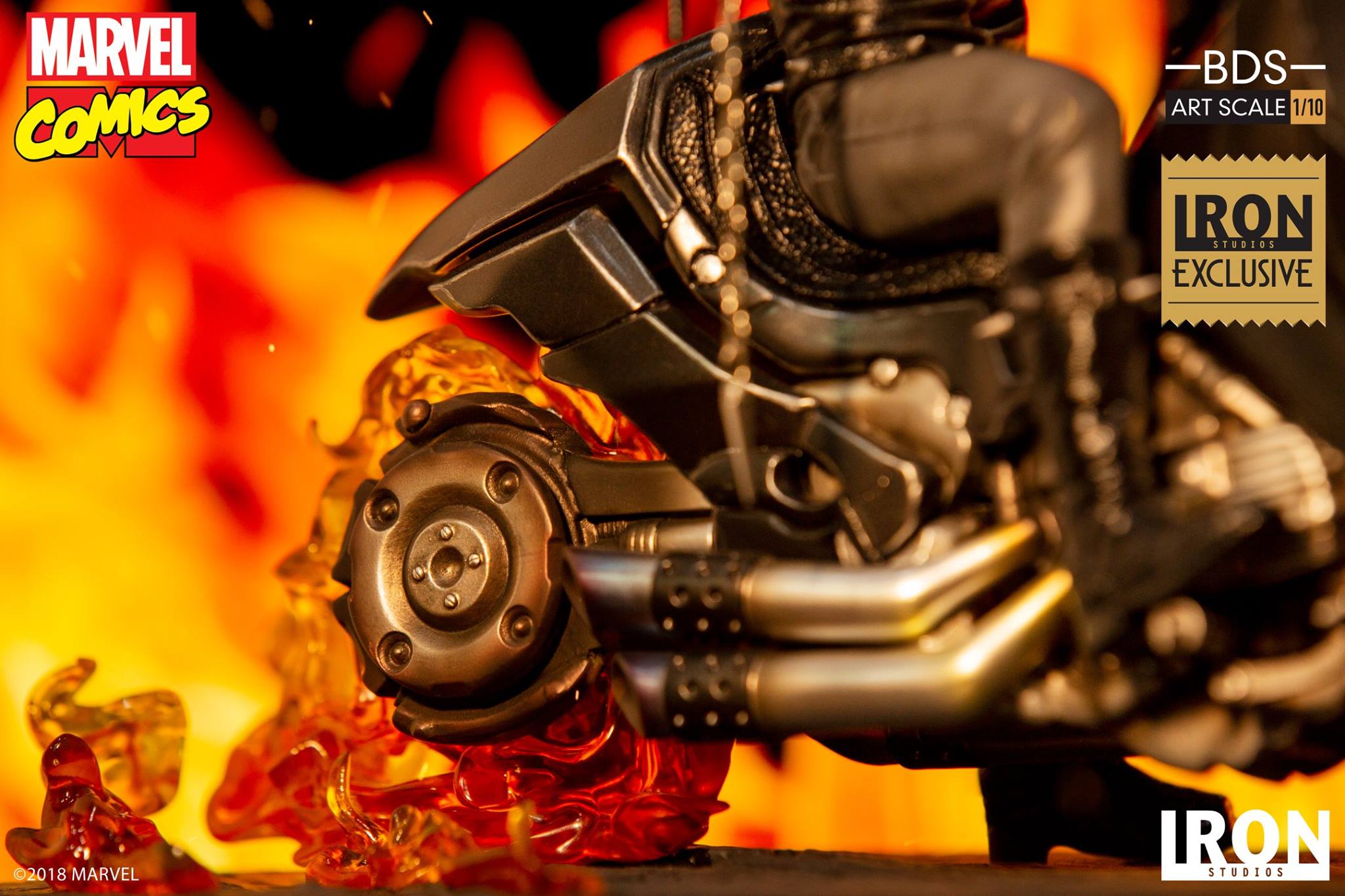 Iron Studios BDS Art Scale 1/10 Marvel Comics Series 5 - Ghost Rider (EX)