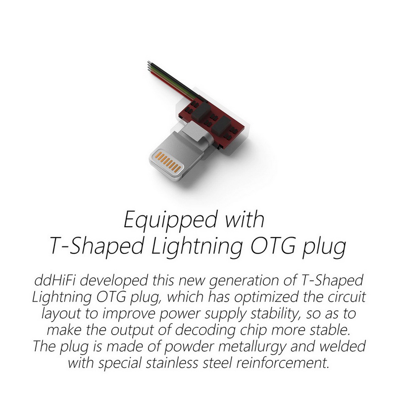 ขาย DD TC44A แจ็คแปลง TypeC / Lightning ให้รองรับหูฟัง 4.4mm Balanced