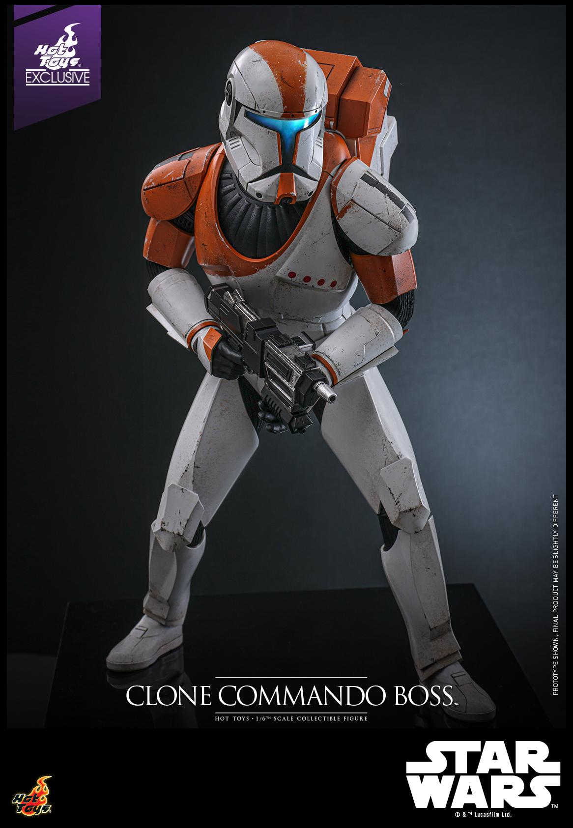 Hot Toys TMS151 Star Wars: The Clone Wars - Clone Commando Boss [Hot Toys Exclusive]