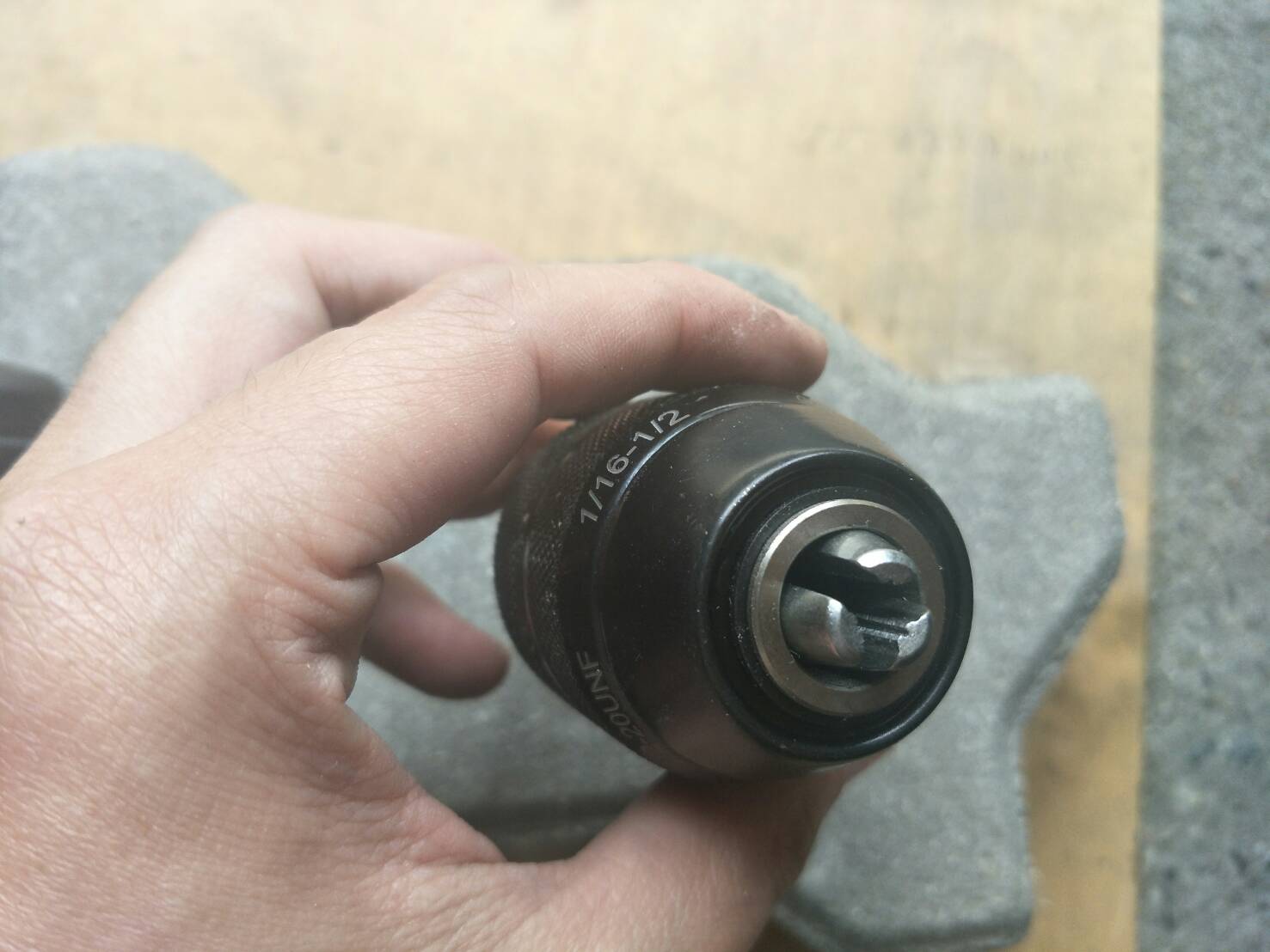 CH08 หัวจับสว่านสำหรับสว่านโรตารี่แบบปลดเร็ว ขนาด 1-12 มิล