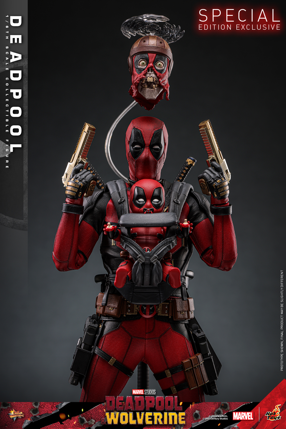 Hot Toys MMS746B Deadpool & Wolverine - Deadpool (Special Edition)