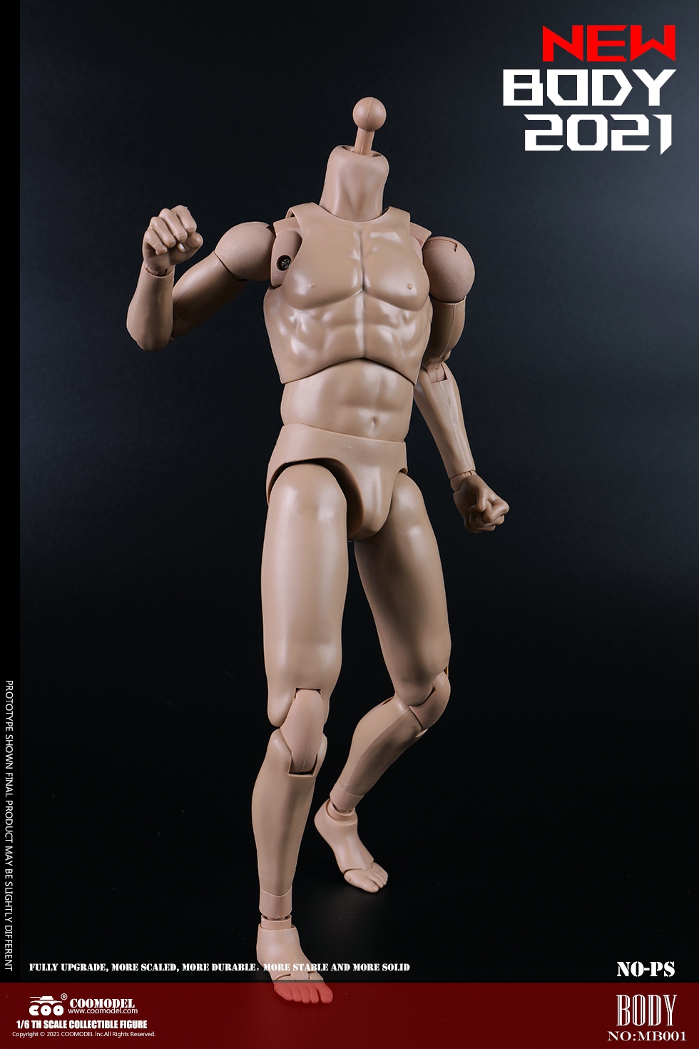 COOMODEL MB001-4 1/6 NEW TYPE MALE BODY