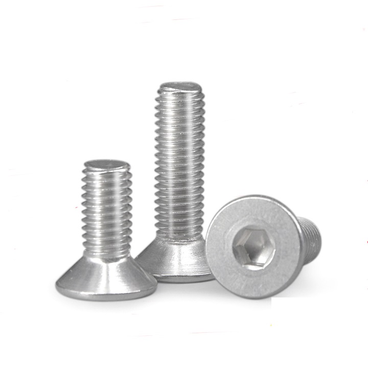 สกรูหัวเทเปอร์สแตนเลส 304 Screw Flat M3,M4,M5 / ชิ้น