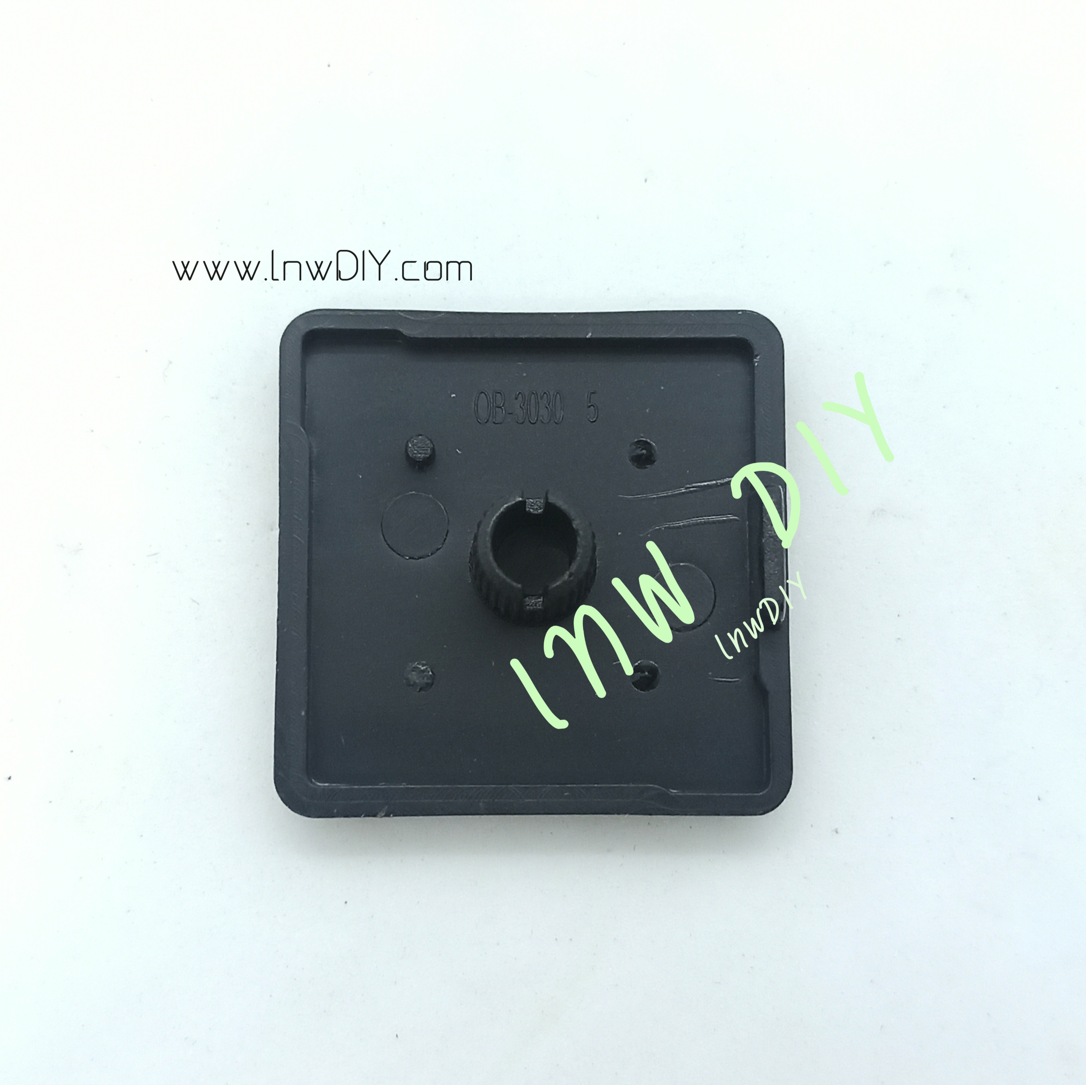 พลาสติกสีดำปิดหัวอลูมิเนียมโปรไฟล์ 3030