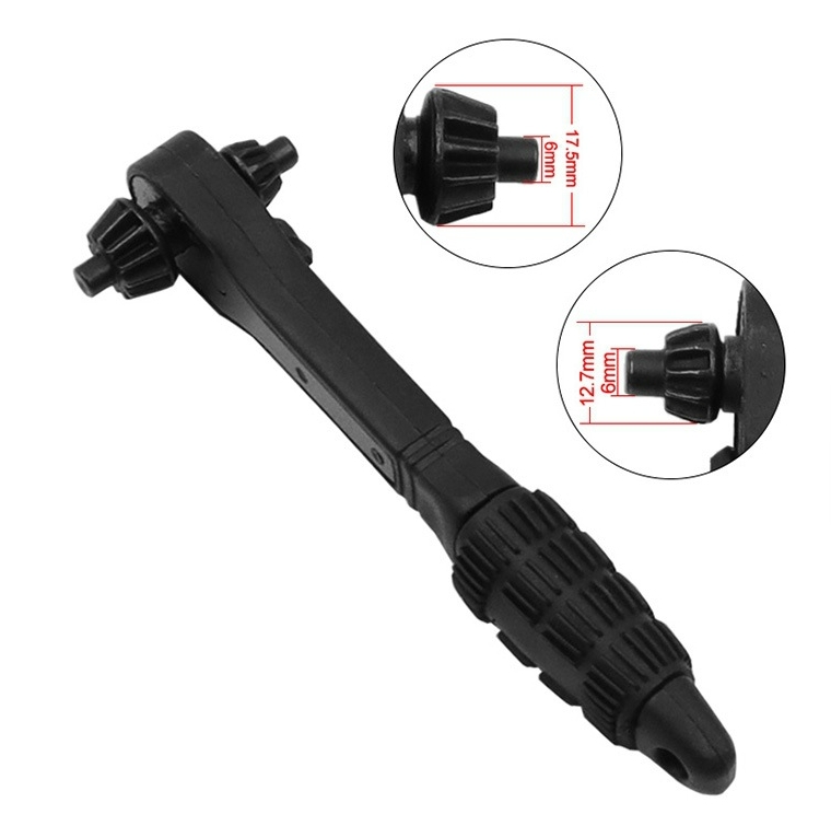 CH20 ประแจก๊อกแก๊กสำหรับหัวจับสว่าน 3-4 หุน ขันง่ายๆ ขันแน่น ไม่หลุดมือ