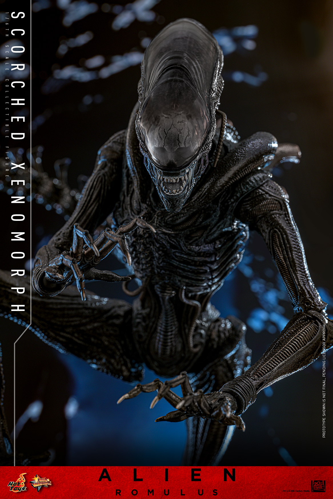 Hot Toys MMS784 Alien: Romulus - Scorched Xenomorph