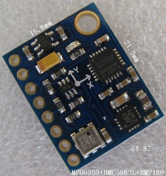 GY-87 IMU/10DOF (MPU6050 HMC883L BMP180)