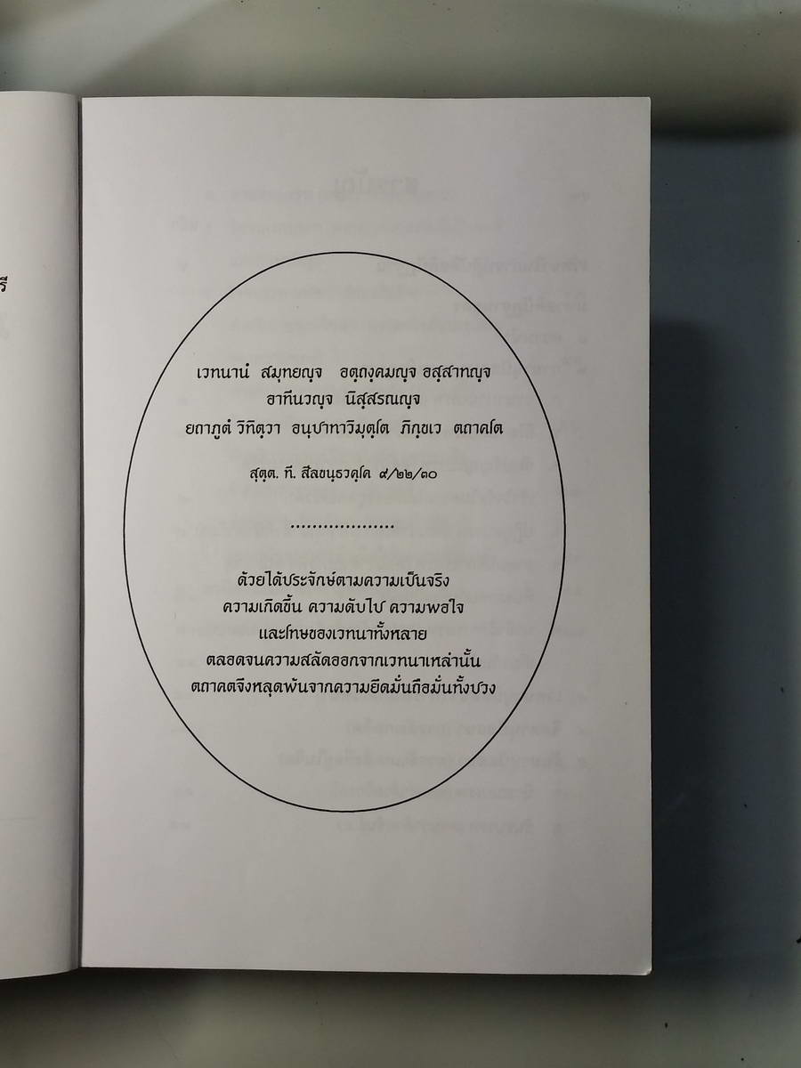 หนังสือมือสอง 254 มหาสติปัฎฐานสูตร แปลจากต้นฉบับคำแปล ภาษาอังกฤษของ สถาบันวปัสสาวิจัยแห่งธรรมคีรี หนังสือประกอบการอบรมวิปัสสนากรรมฐาน หลกสูตรสติปัฎฐานสูตรของท่านอาจารย์ โกเอ็นก้า หนังสือเล่มนี้ ขายเเล้ว