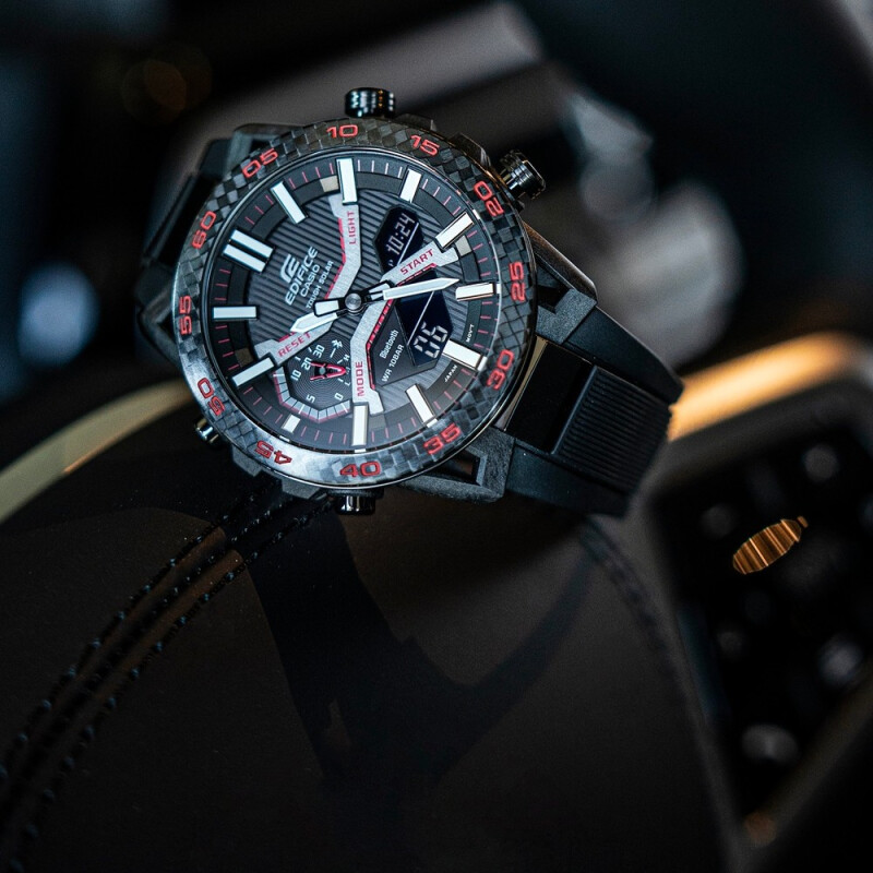 นาฬิกาข้อมือ Casio Edifice ECB-2000PB-1A| การเชื่อมต่อกับสมาร์ทโฟน | EDIFICE | นาฬิกา | CASIO | Tough solar ECB-2000PB-1A