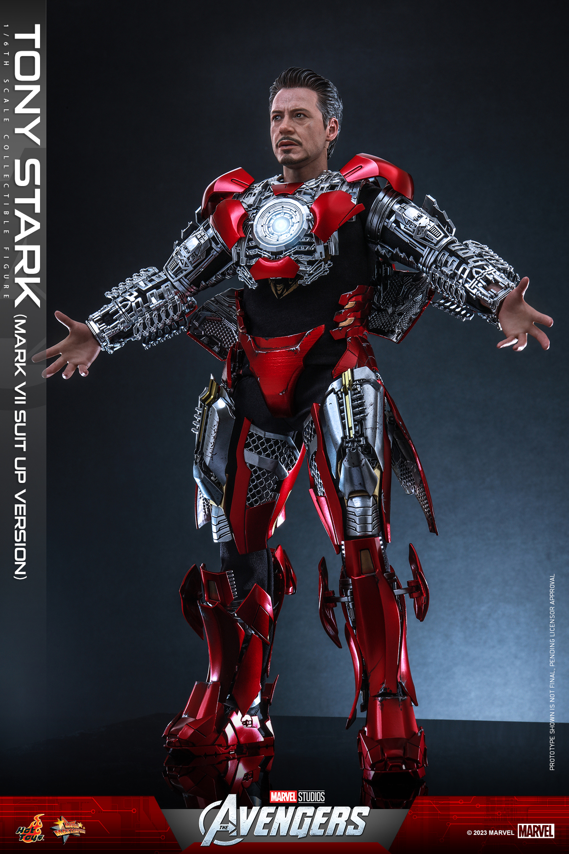 Hot Toys MMS718 1/6 The Avengers - Tony Stark (Mark VII Suit up Version)