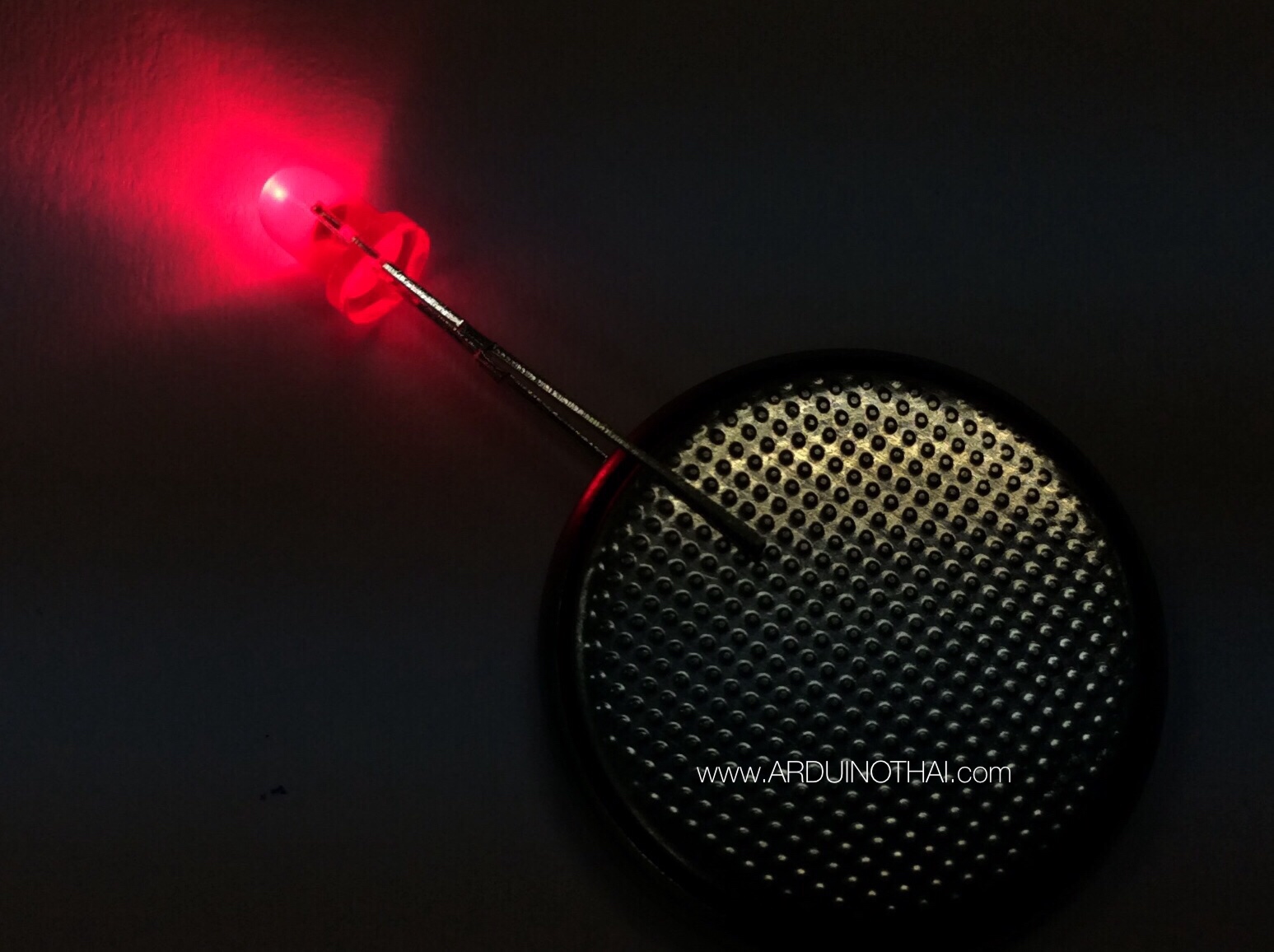 3mm LED Red (จำนวน 5 ดวง) สต็อกไทยส่งไว