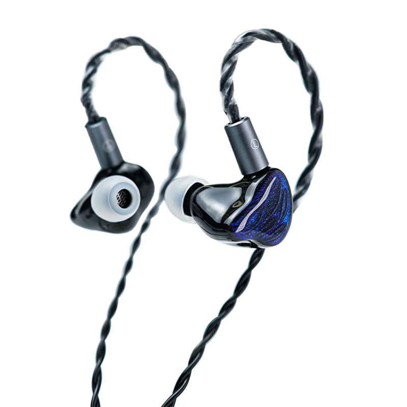 BGVP Feather หูฟัง IEMs 5 ไดรเวอร์ 4BA+1DD สายชุบเงินถัก4 ประกันศูนย์ไทย