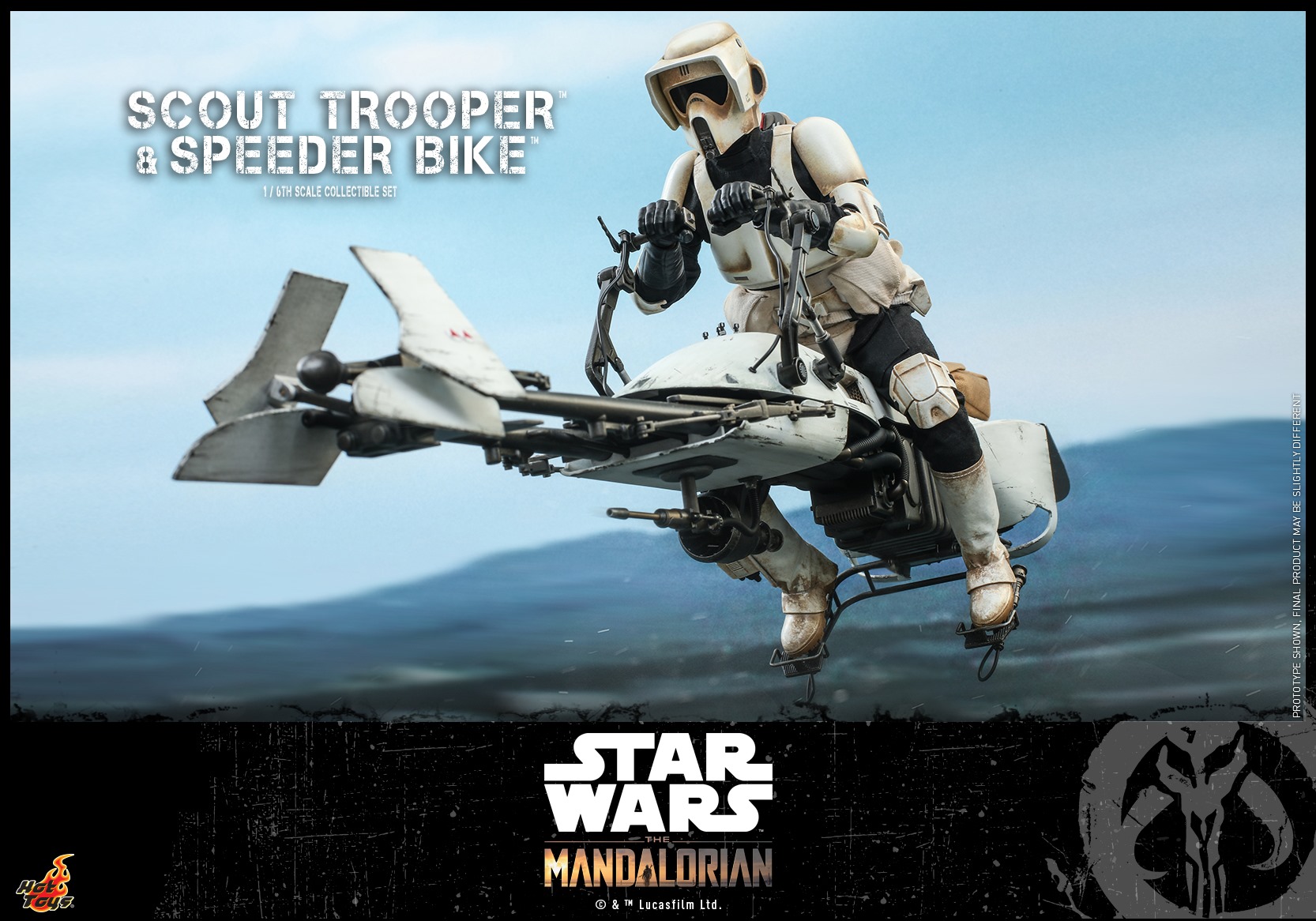 Hot Toys TMS017 The Mandalorian 1/6 Scout Trooper and Speeder Bike
