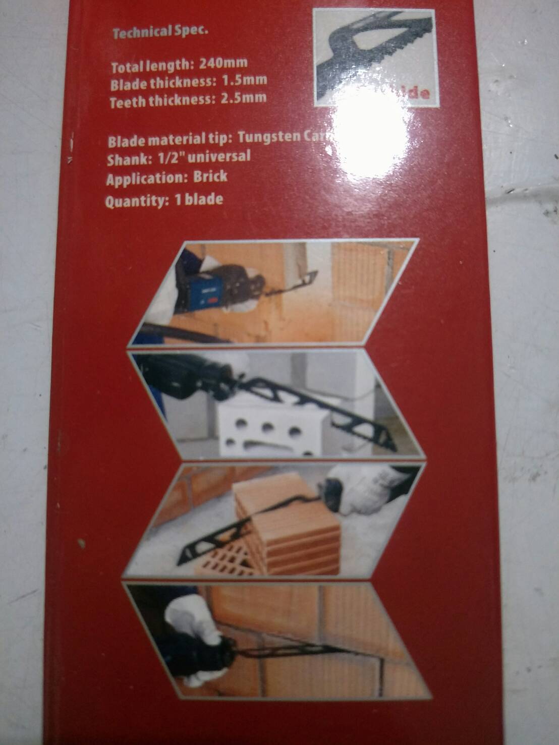 SW08 ใบเลื่อยชักสำหรับ ตัดปูน อิฐแดง อิฐมวลเบา