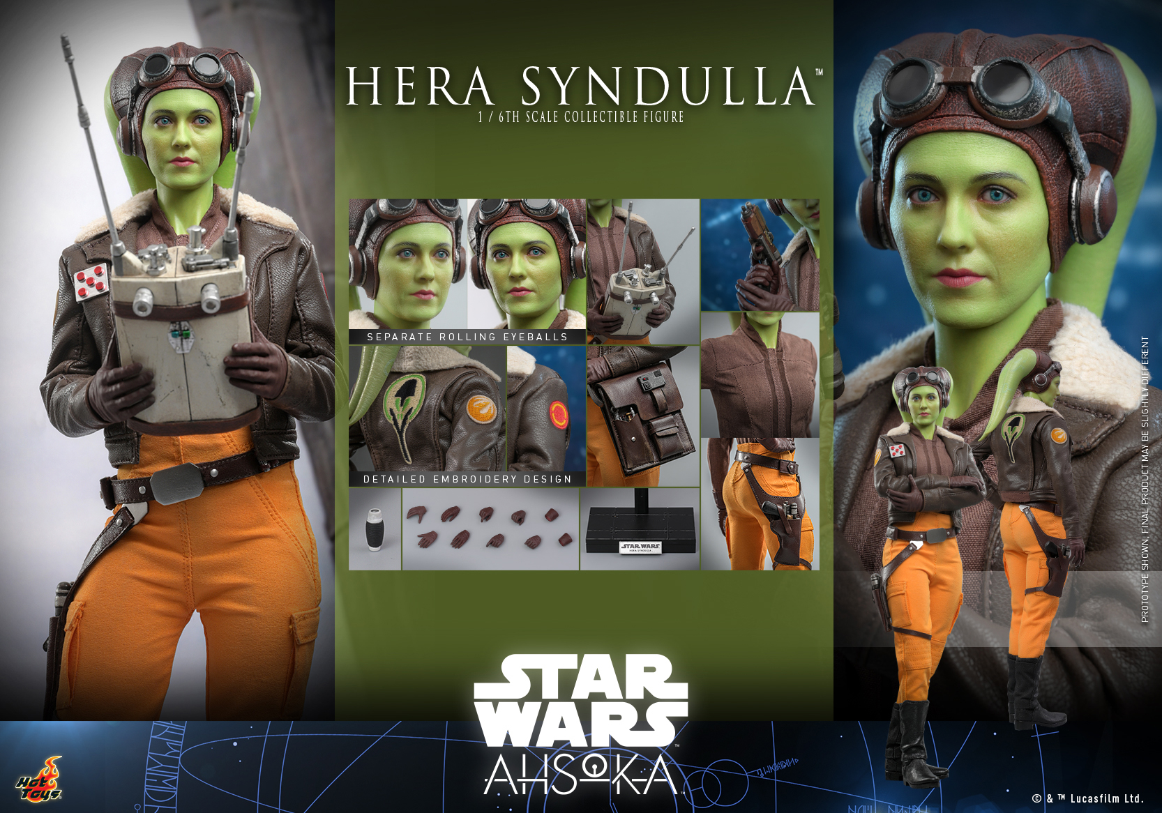 Hot Toys TMS113 1/6 Star Wars: Ahsoka - Hera Syndulla