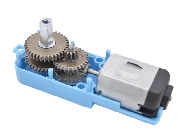 MO55 มอเตอร์เกียร์ 3-12 V 110 รอบ แรงบิดสูงสำหรับ DIY