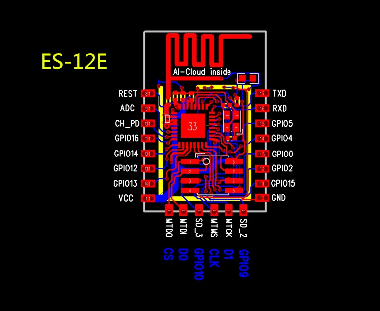 ESP8266 Wifi Module(ESP-12E)