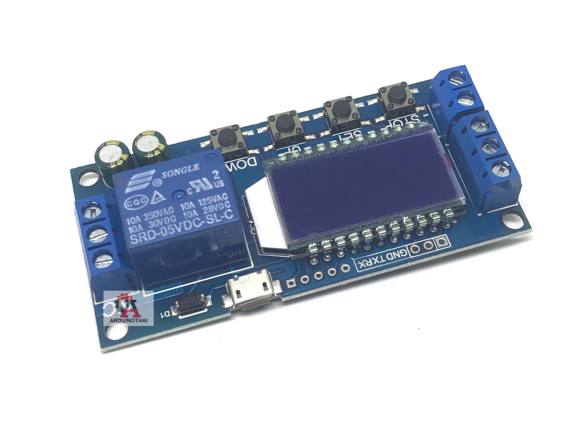 Timer Relay Delay Switch Module รีเลย์ไทม์เมอร์ พร้อมจอแสดงผล (XY-LJ02) สต็อกไทยส่งไว