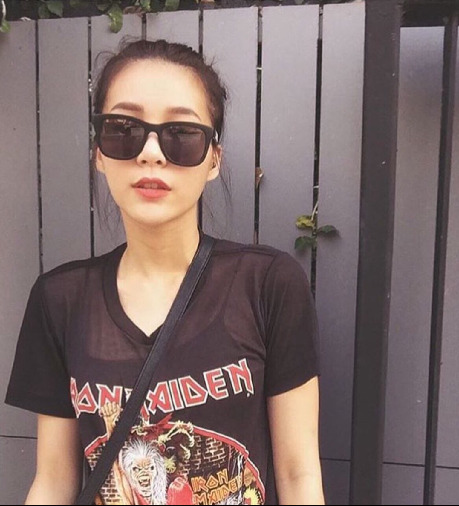 มาเพิ่มแล้วจ้าาา เสื้อIRON-MAIDEN เสื้อยืดมุ้งผ้าบางเฉียบ สกรีนหน้า-หลัง สกรีน7สี ลายlive one night only