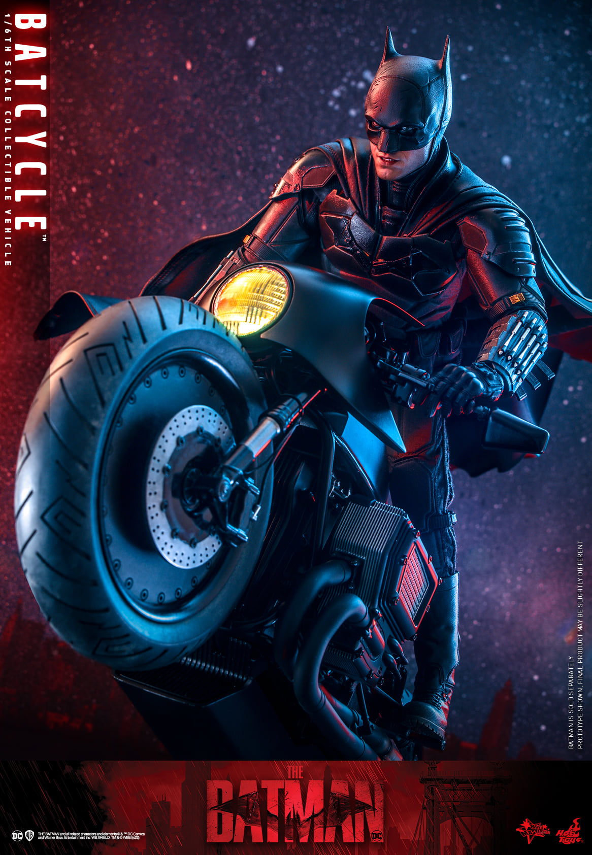 Hot Toys MMS642 1/6 The Batman - Batcycle